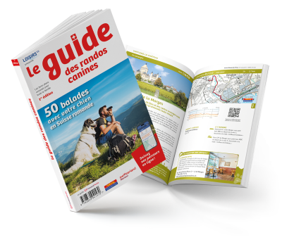 Le Guide des randos canines. 50  balades avec votre chien en Suisse romande.